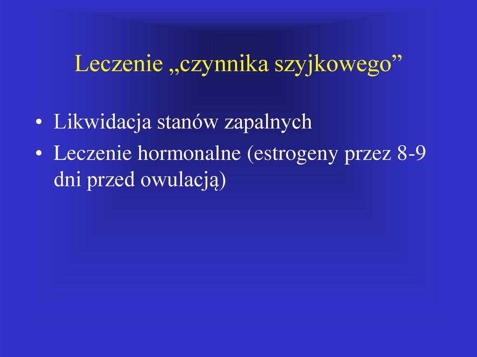 Leczenie hormonalne