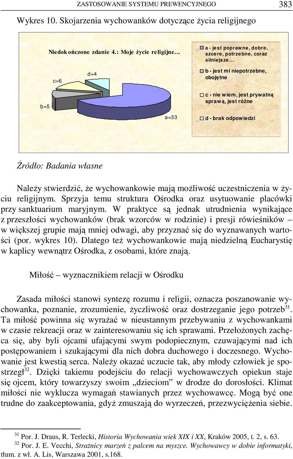 wychowankowie mają możliwość uczestniczenia w życiu religijnym. Sprzyja temu struktura Ośrodka oraz usytuowanie placówki przy sanktuarium maryjnym.