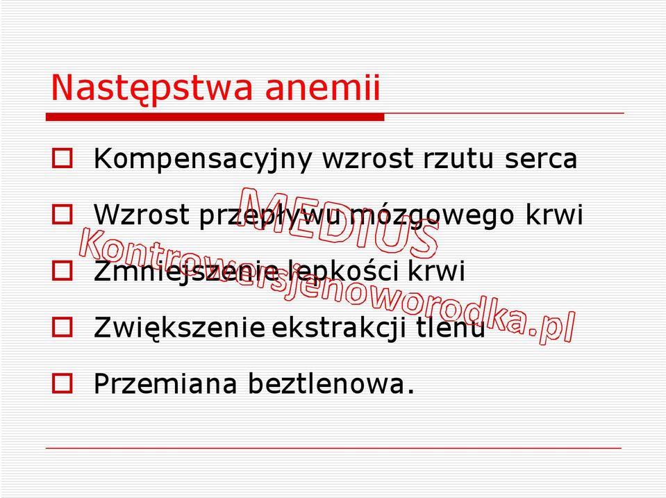 krwi Zmniejszenie lepkości krwi