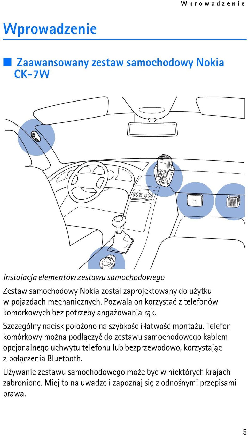 Szczególny nacisk po³o ono na szybko æ i ³atwo æ monta u.