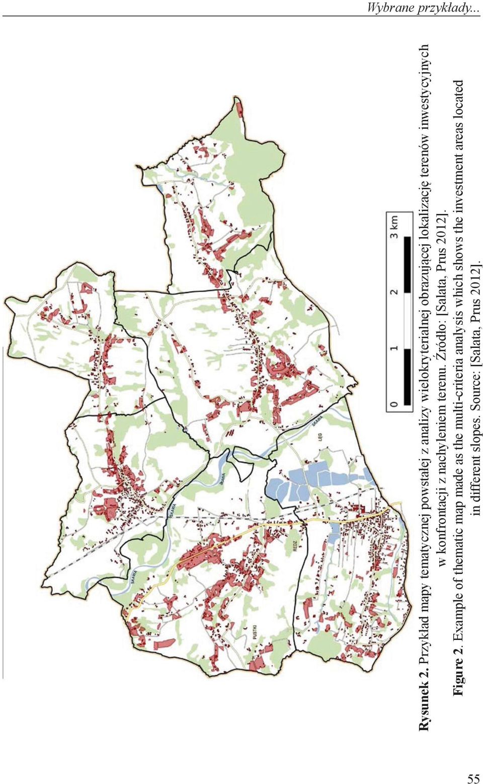 terenów inwestycyjnych w konfrontacji z nachyleniem terenu. Źródło: [Salata, Prus 2012].