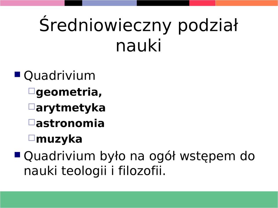 astronomia muzyka Quadrivium było