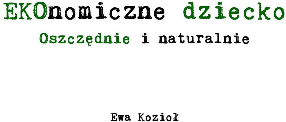 Oszczędnie i