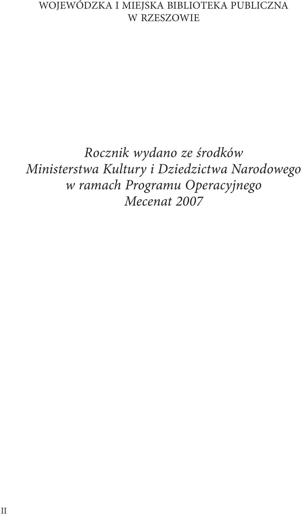 Ministerstwa Kultury i Dziedzictwa