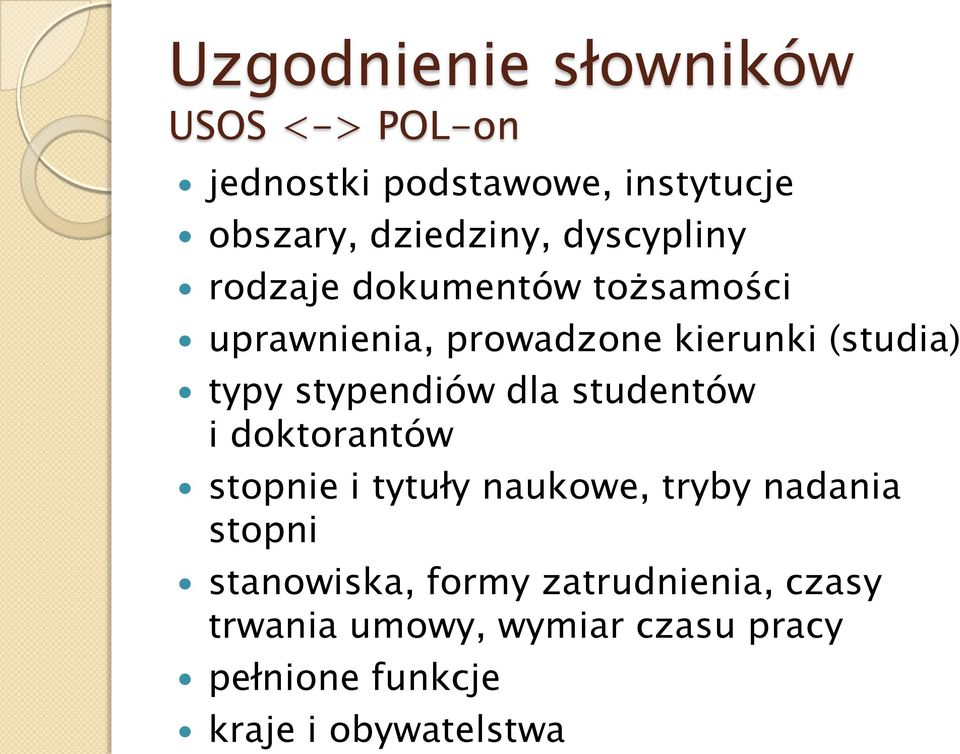 stypendiów dla studentów i doktorantów stopnie i tytuły naukowe, tryby nadania stopni