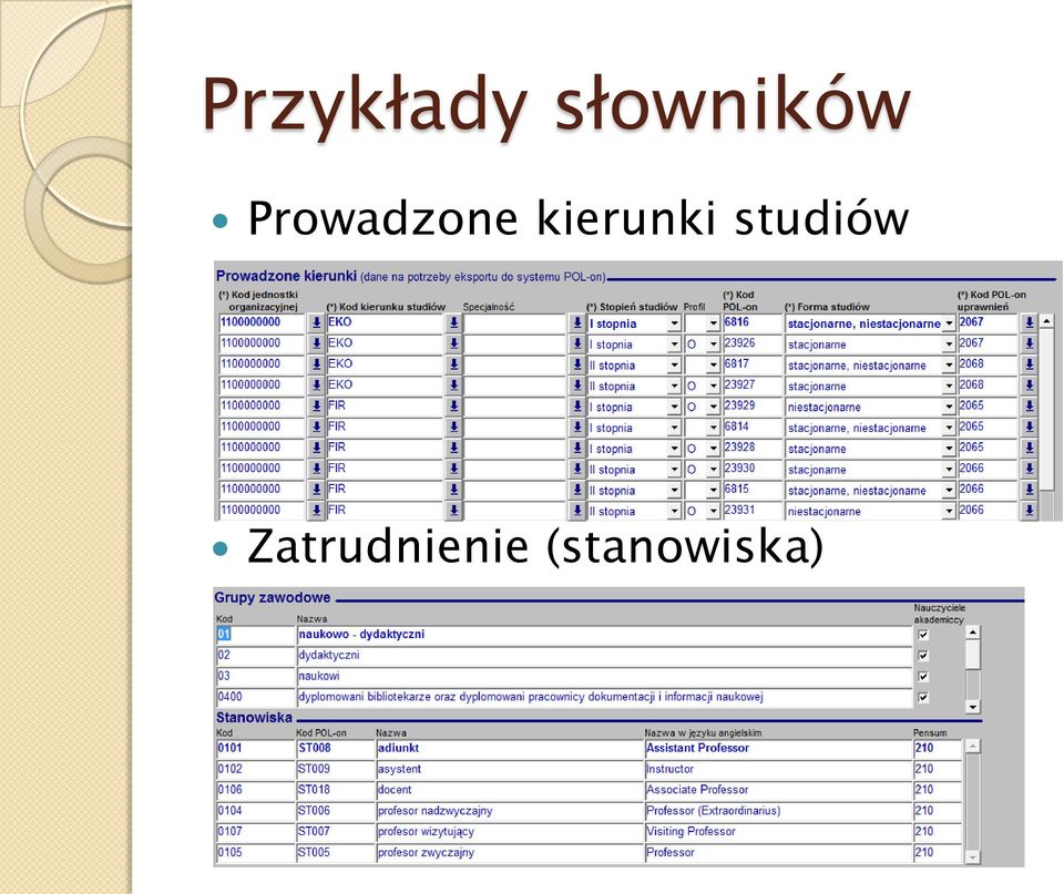 Prowadzone