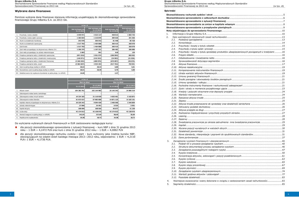 Przychody z tytułu odsetek 3 949 971 4 523 117 938 013 1 083 745 II. Przychody z tytułu opłat i prowizji 1 303 834 1 216 879 309 626 291 566 III.