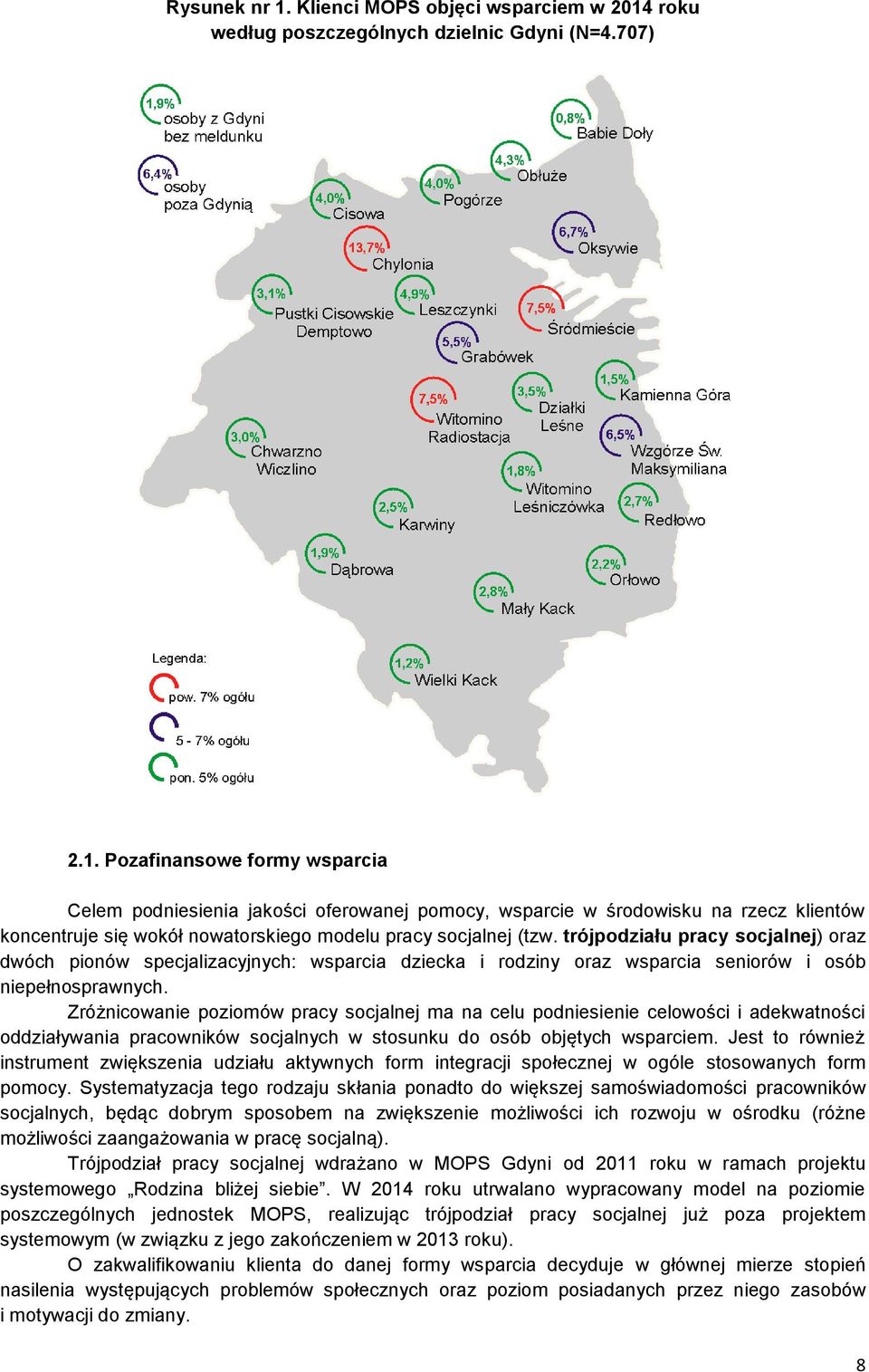 Zróżnicowanie poziomów pracy socjalnej ma na celu podniesienie celowości i adekwatności oddziaływania pracowników socjalnych w stosunku do osób objętych wsparciem.