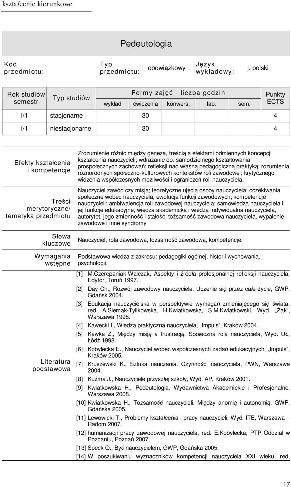 współczesnych możliwości i ograniczeń roli nauczyciela.