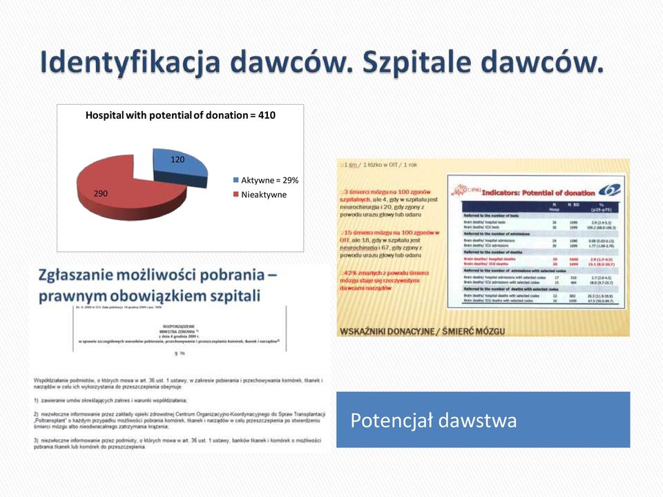 Aktywne = 29% Nieaktywne