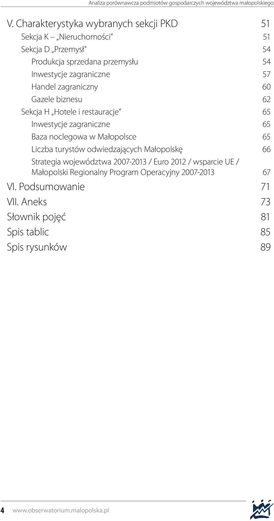 noclegowa w Małopolsce 65 Liczba turystów odwiedzających Małopolskę 66 Strategia województwa 2007-2013 / Euro 2012 / wsparcie UE /