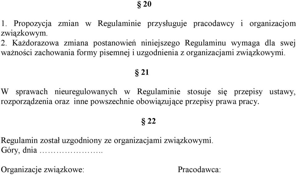 organizacjami związkowymi.