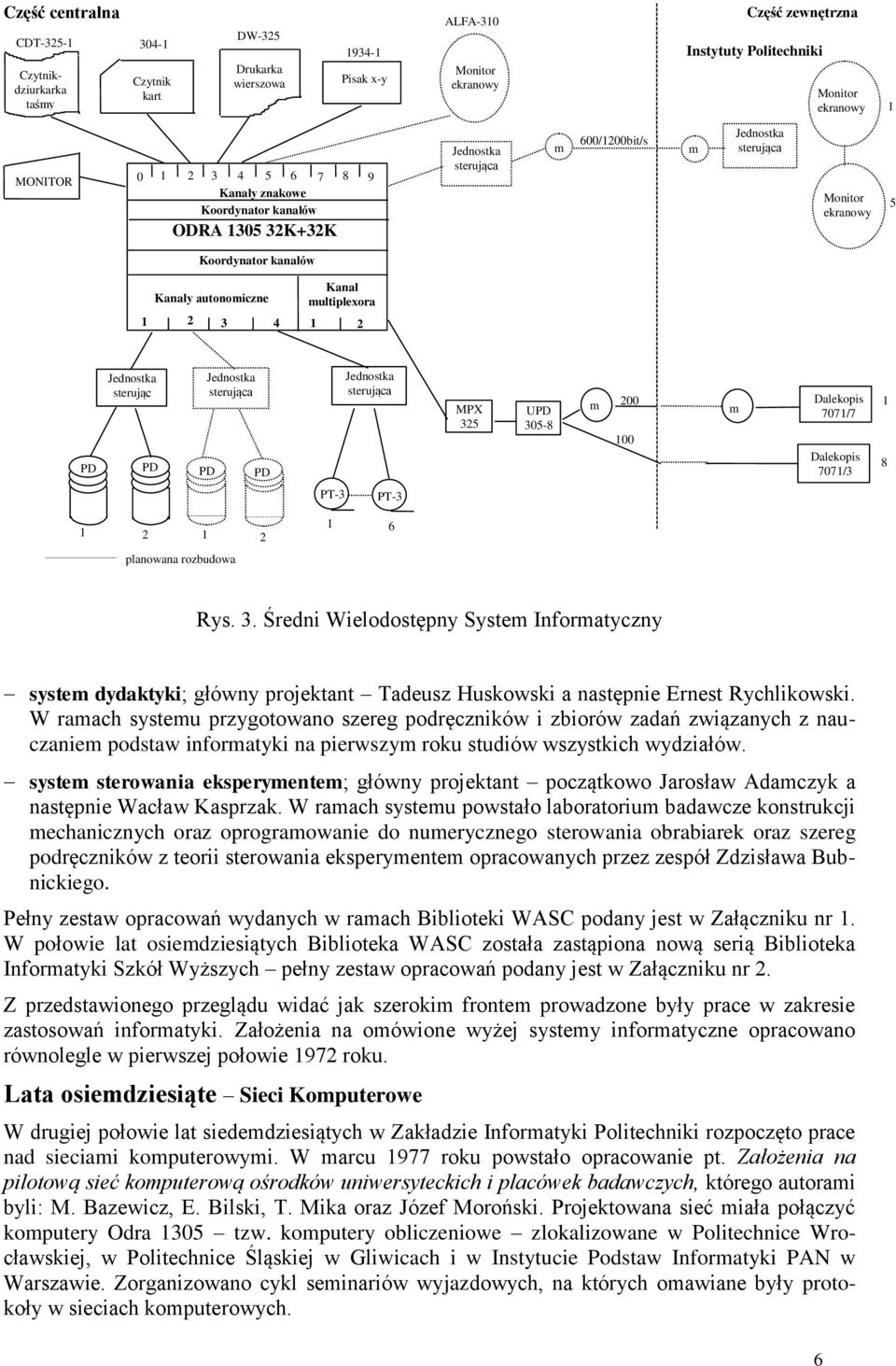 2 Kanał multiplexora 3 4 1 2 PD Jednostka sterując PD Jednostka sterująca PD PD Jednostka sterująca MPX 325 UPD 305-8 m 200 100 m Dalekopis 7071/7 Dalekopis 7071/3 1 8 PT-3 PT-3 1 2 1 2 planowana