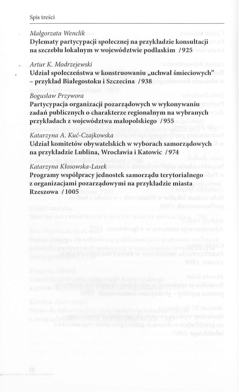 wykonywaniu zadań publicznych o charakterze regionalnym na wybranych przykładach z województwa małopolskiego /955 Katarzyna A.