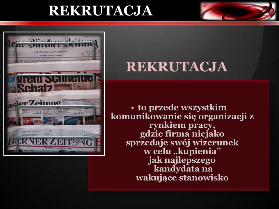 gdzie firma niejako sprzedaje swój wizerunek w