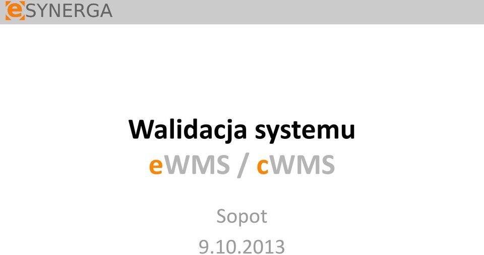 ewms / cwms