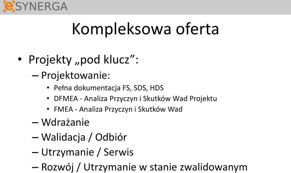 Projektu FMEA - Analiza Przyczyn i Skutków Wad Wdrażanie