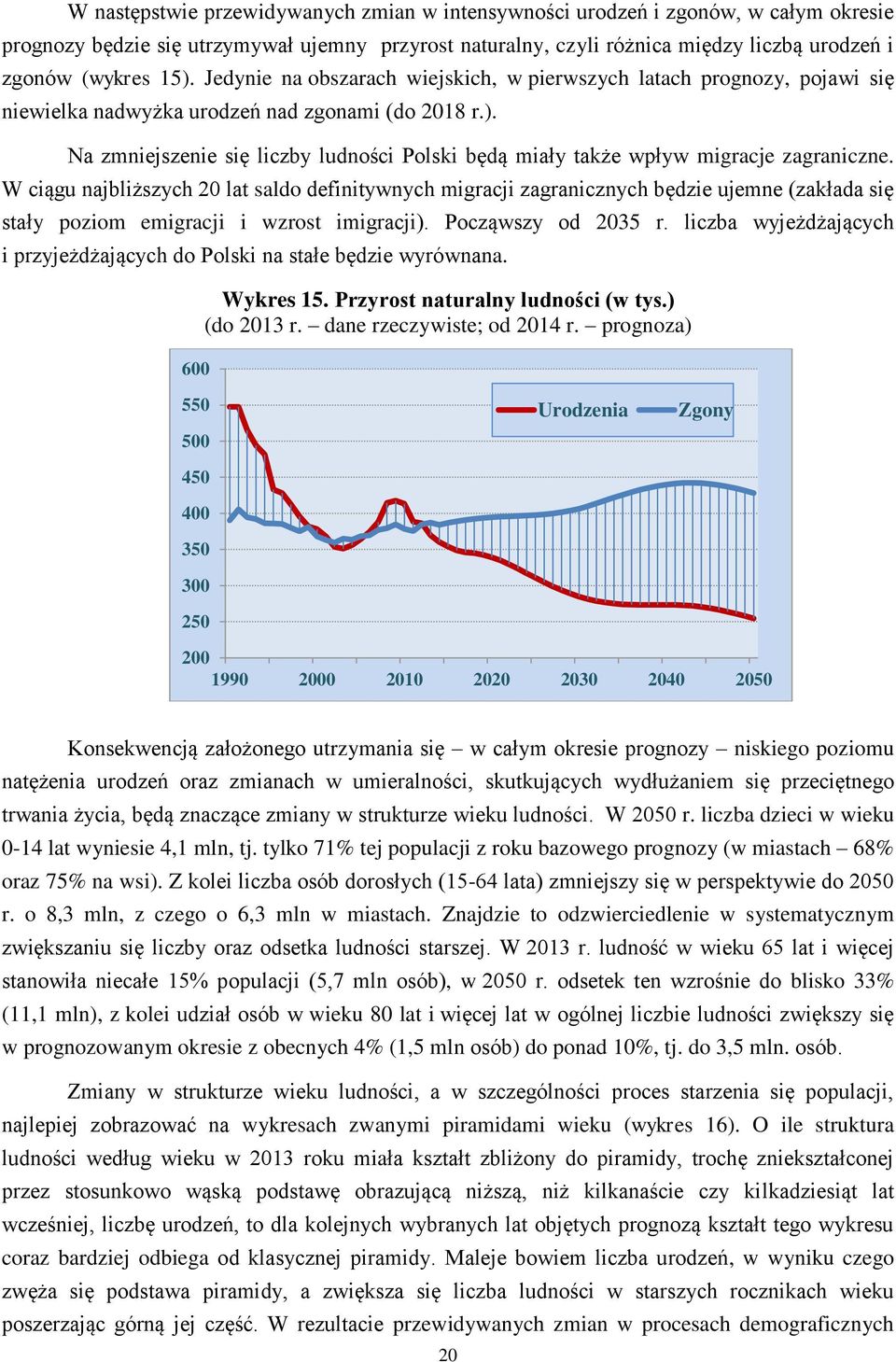 Na zmniejszenie się liczby ludności Polski będą miały także wpływ migracje zagraniczne.