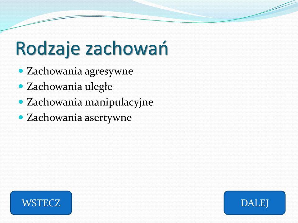 Zachowania uległe