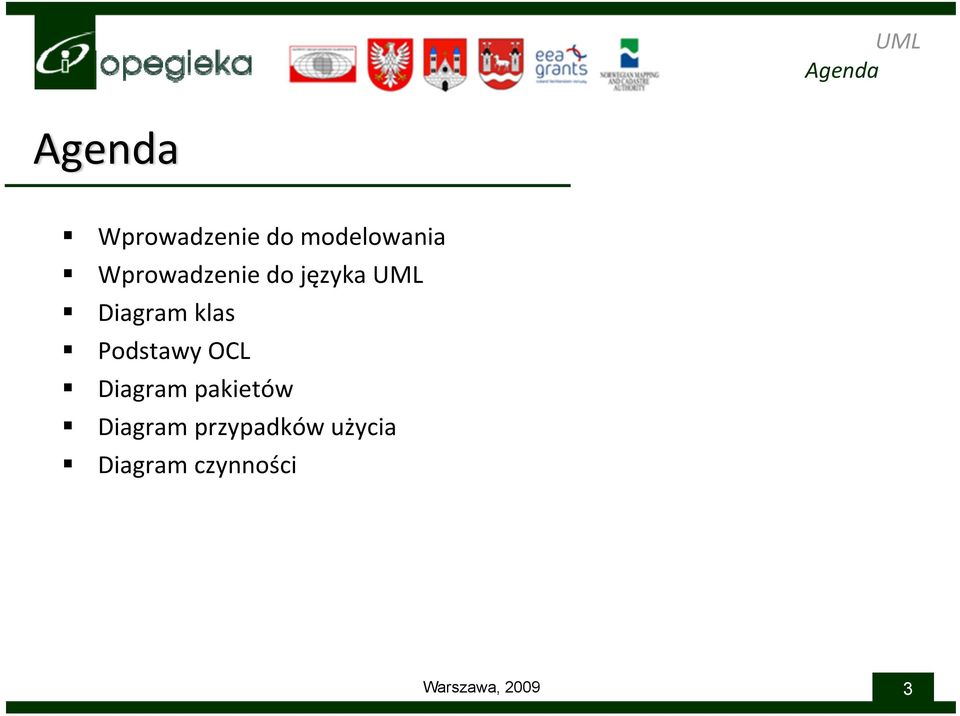 Podstawy OCL Diagram pakietów Diagram