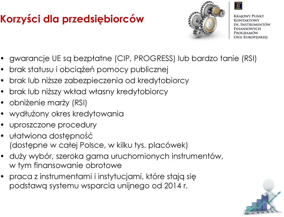 kredytowania uproszczone procedury ułatwiona dostępność (dostępne w całej Polsce, w kilku tys.