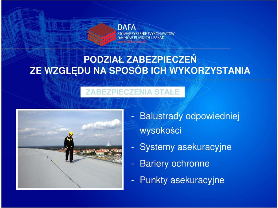 Balustrady odpowiedniej wysokości - Systemy