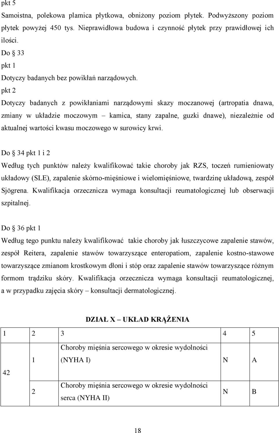 pkt Dotyczy badanych z powikłaniami narządowymi skazy moczanowej (artropatia dnawa, zmiany w układzie moczowym kamica, stany zapalne, guzki dnawe), niezależnie od aktualnej wartości kwasu moczowego w