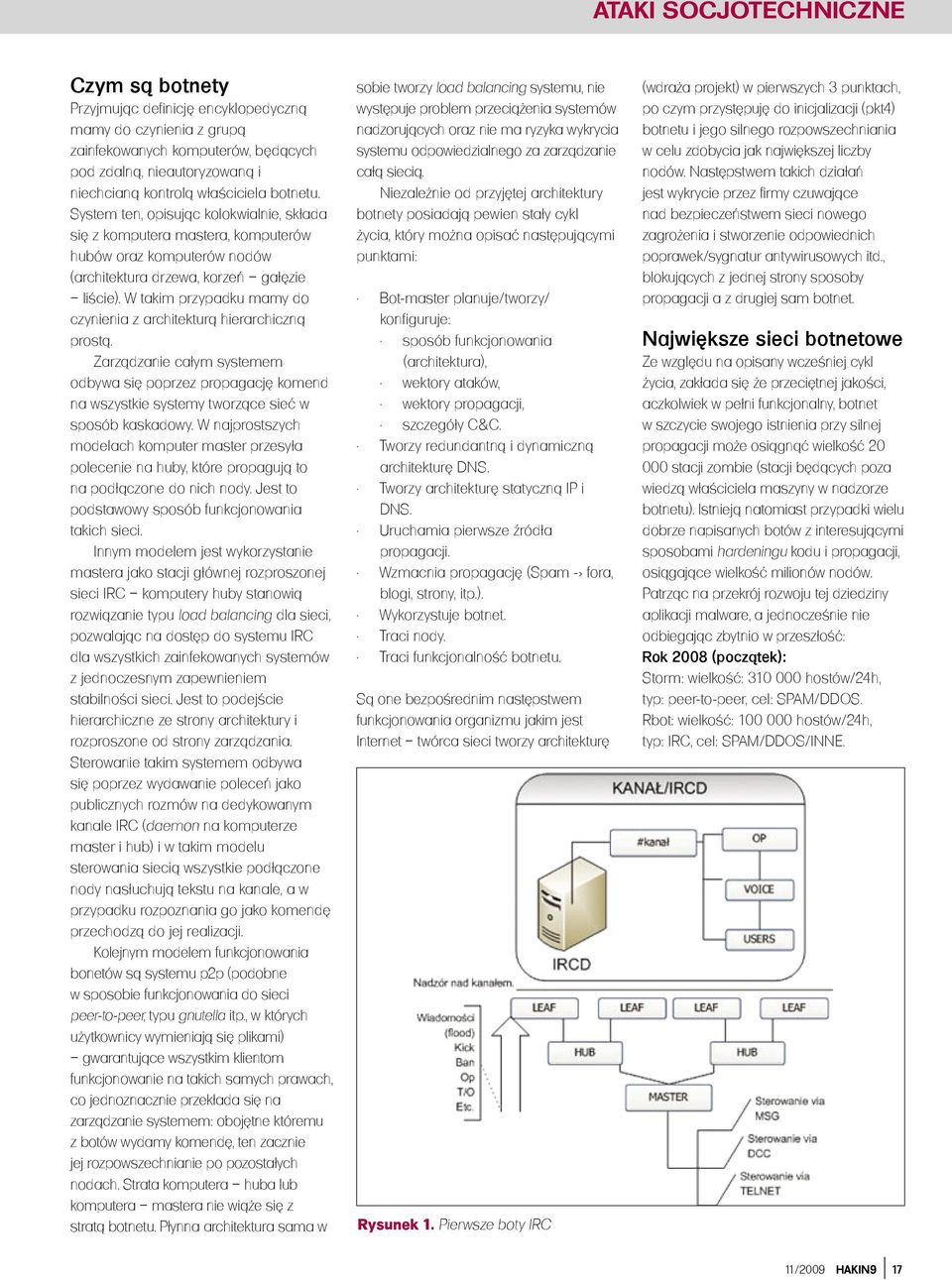 W takim przypadku mamy do czynienia z architekturą hierarchiczną prostą. Zarządzanie całym systemem odbywa się poprzez propagację komend na wszystkie systemy tworzące sieć w sposób kaskadowy.