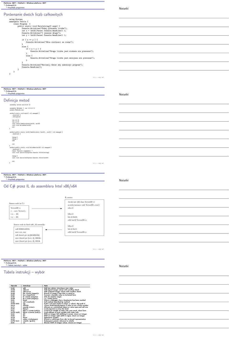 WriteLine("Druga liczba jest wieksza niz pierwsza"); else { Console.WriteLine("Druga liczba jest mniejsza niz pierwsza"); Console.WriteLine("Nacisnij Enter aby zakonczyc program"); Console.