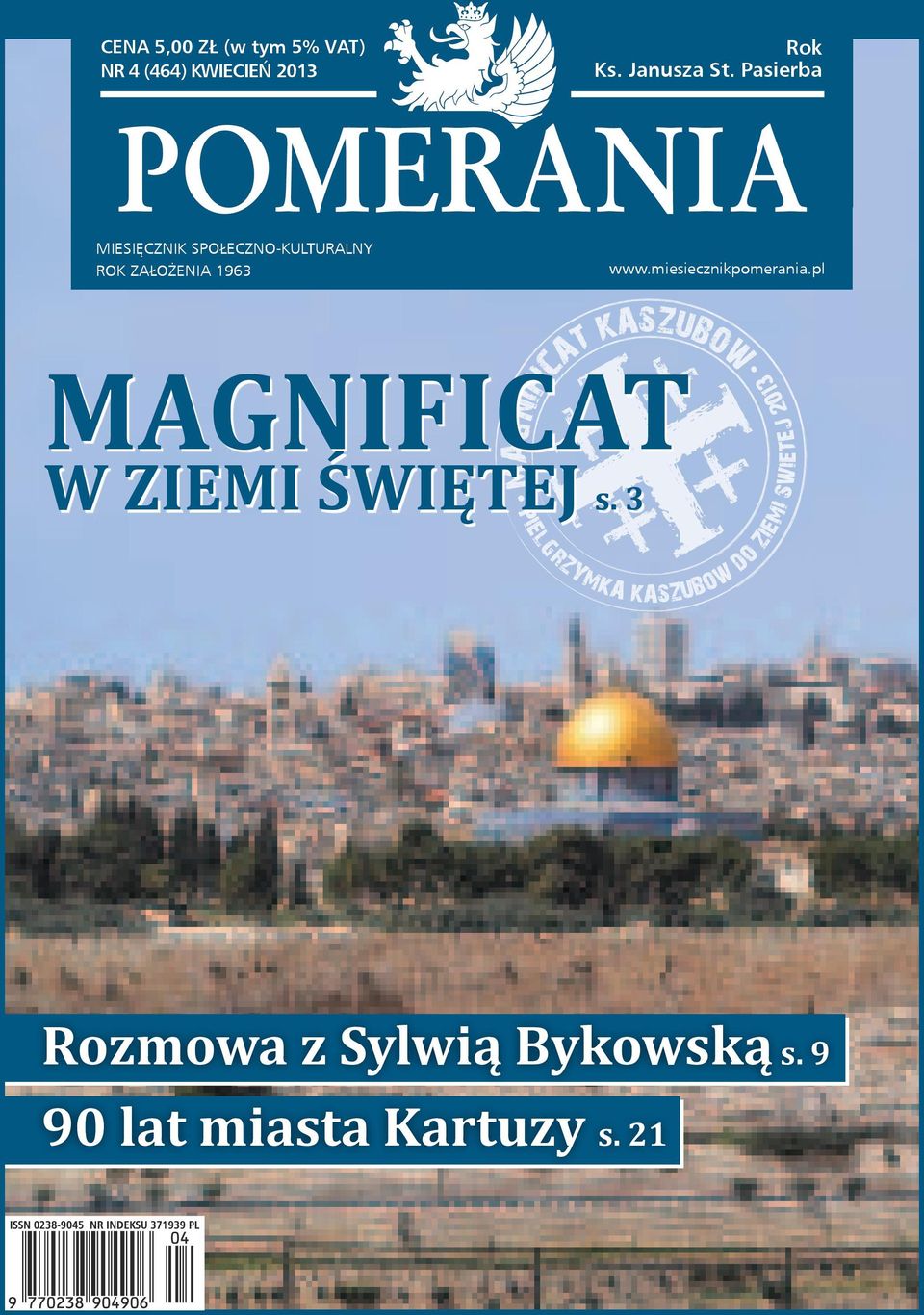 Pasierba MIESIĘCZNIK SPOŁECZNO-KULTURALNY ROK ZAŁOŻENIA 1963