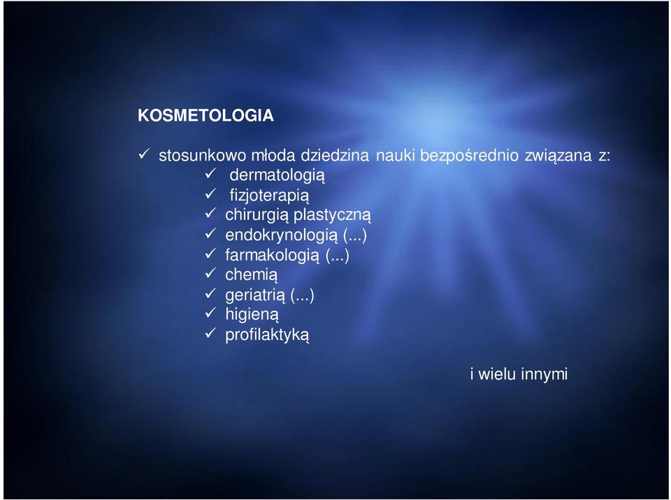 chirurgią plastyczną endokrynologią (.