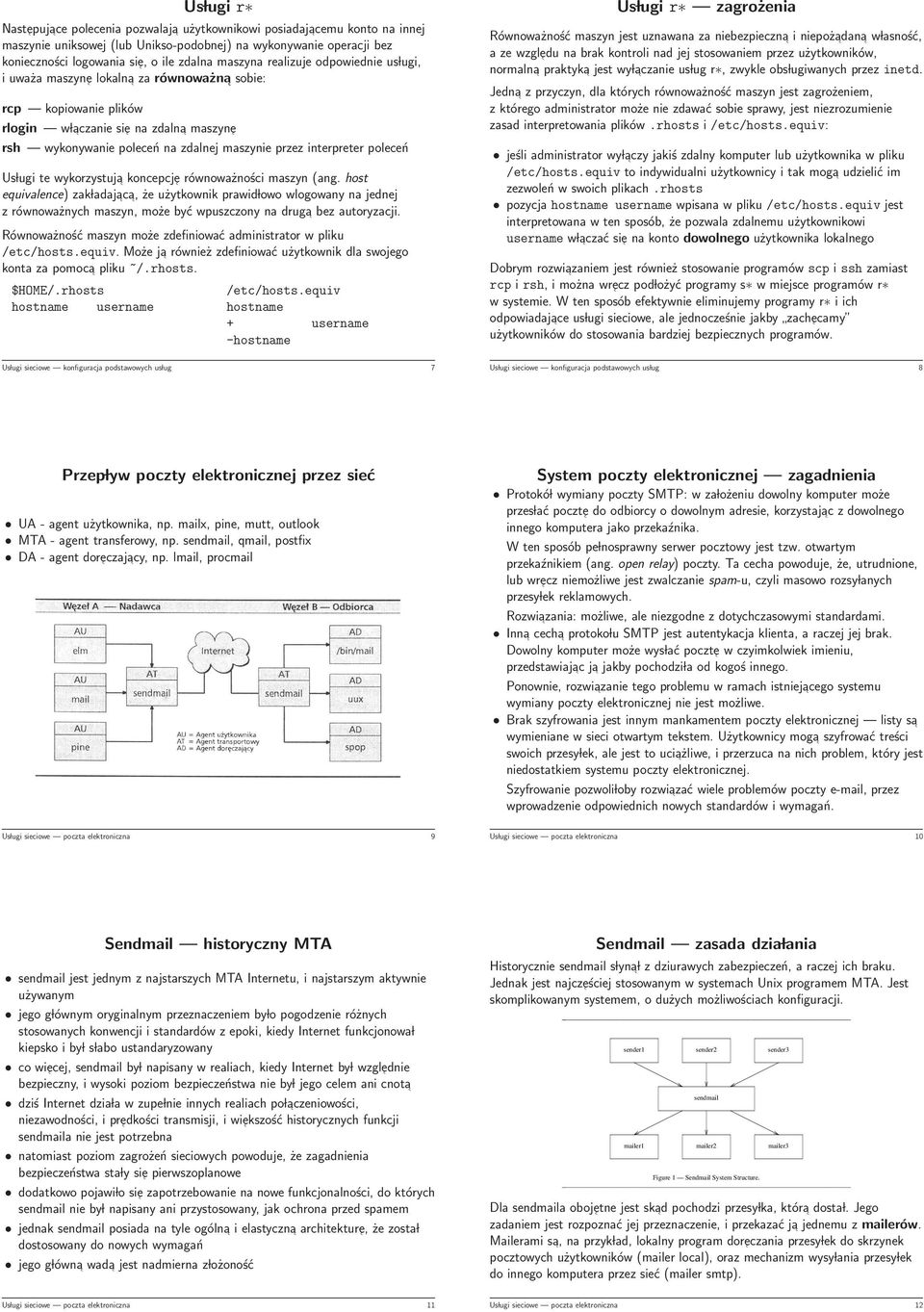 interpreter poleceń Us lugi te wykorzystuja koncepcje równoważności maszyn (ang.