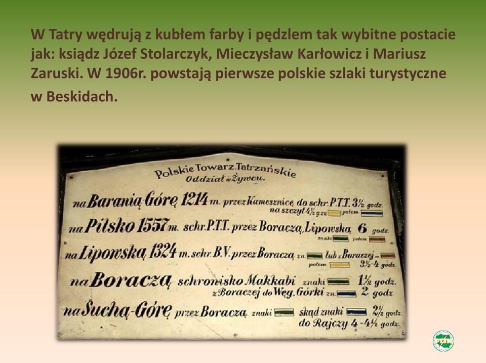 Mieczysław Karłowicz i Mariusz Zaruski. W 1906r.