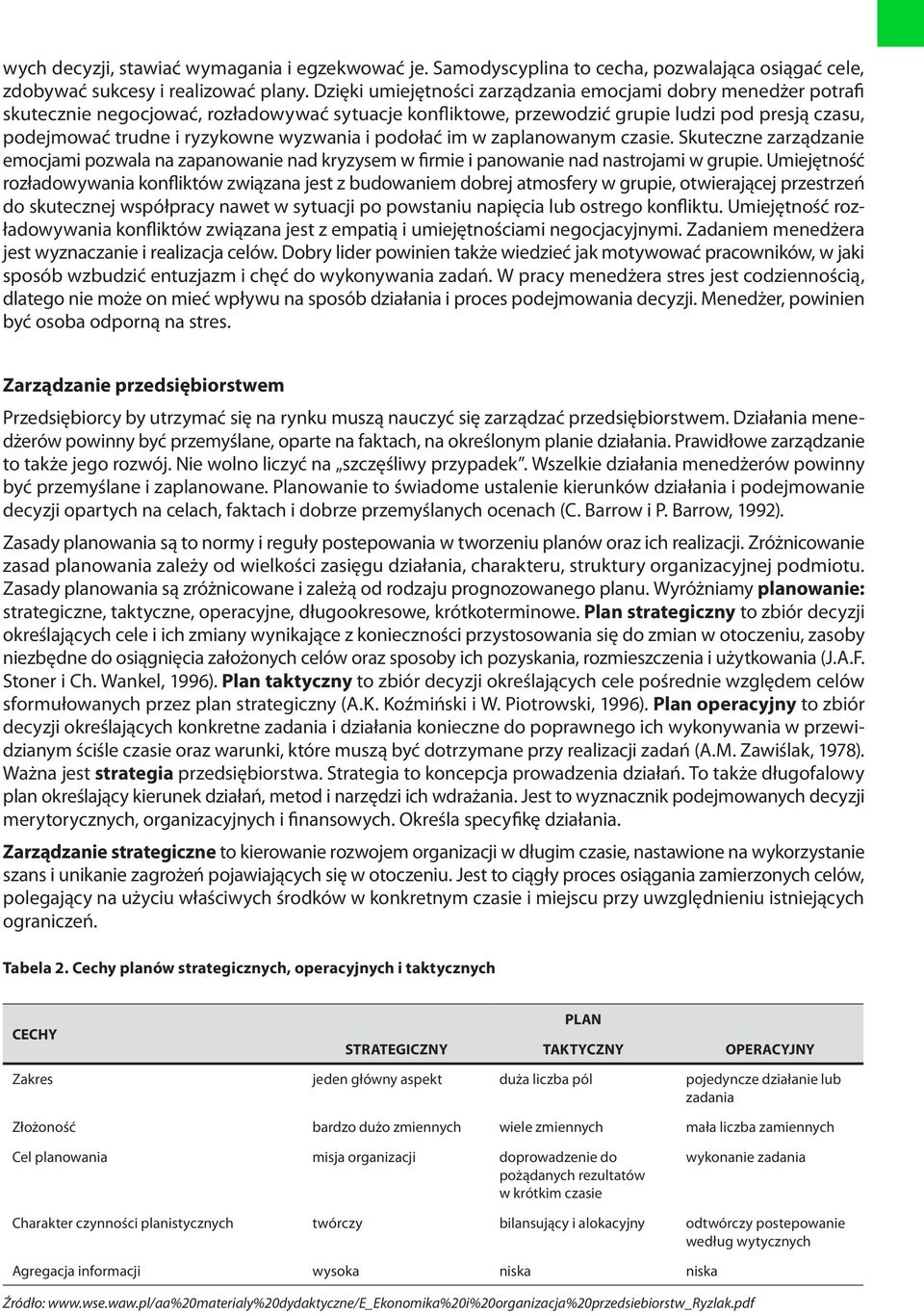 wyzwania i podołać im w zaplanowanym czasie. Skuteczne zarządzanie emocjami pozwala na zapanowanie nad kryzysem w firmie i panowanie nad nastrojami w grupie.