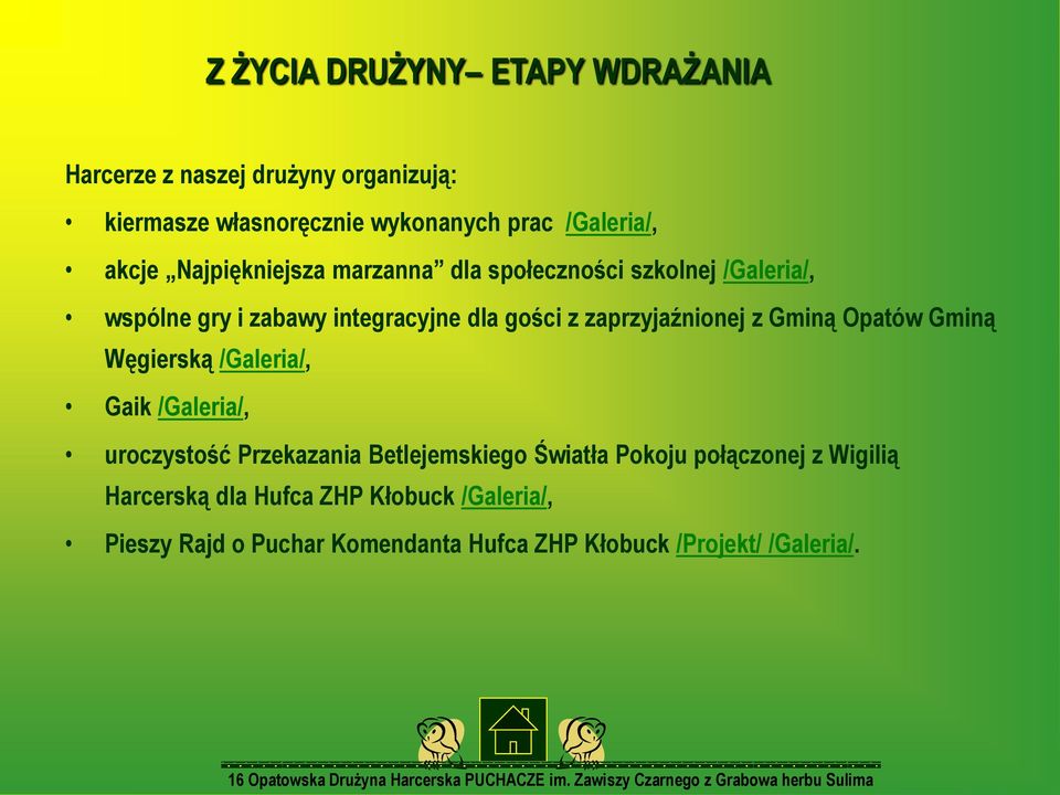 zaprzyjaźnionej z Gminą Opatów Gminą Węgierską /Galeria/, Gaik /Galeria/, uroczystość Przekazania Betlejemskiego Światła