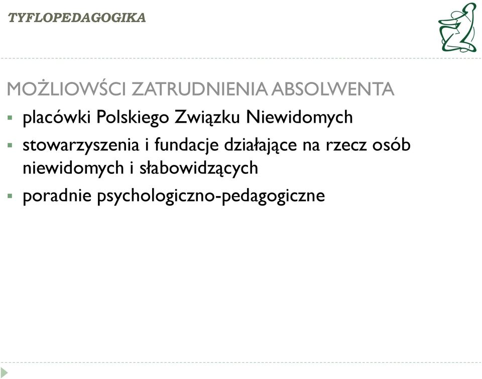 fundacje działające na rzecz osób niewidomych i