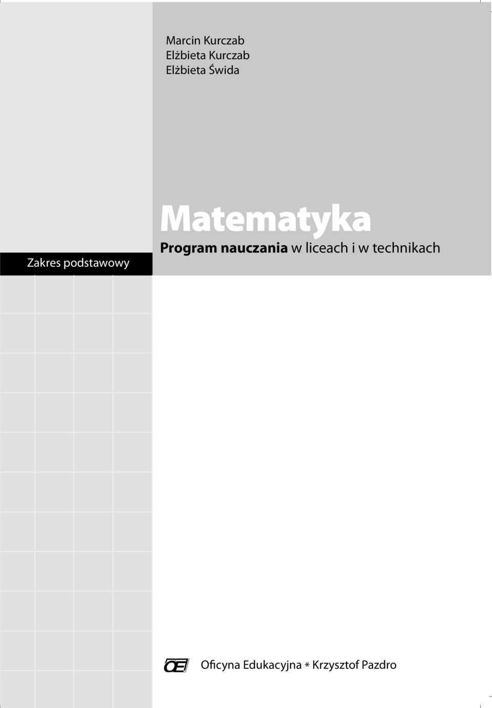 Matematyka Program nauczania w liceach