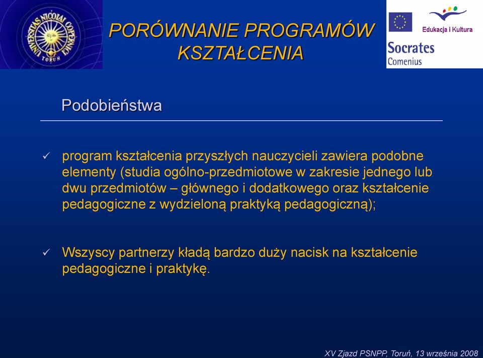 przedmiotów głównego i dodatkowego oraz kształcenie pedagogiczne z wydzieloną praktyką