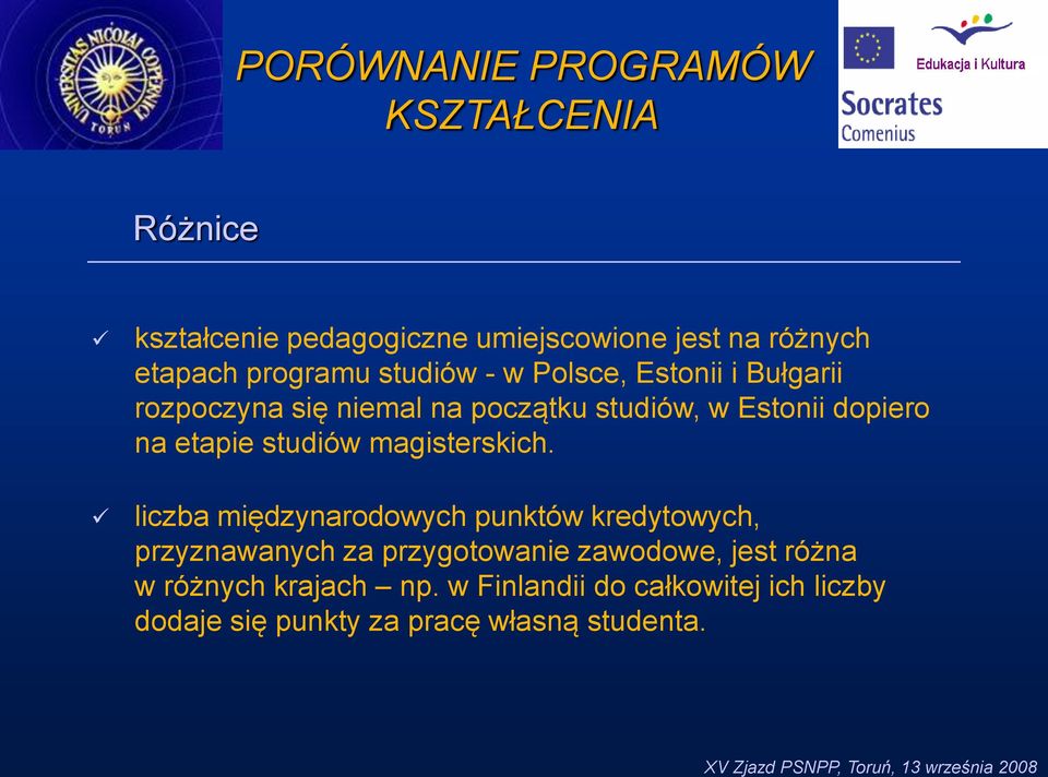 etapie studiów magisterskich.