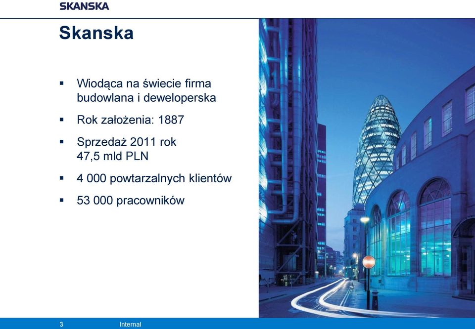 1887 Sprzedaż 2011 rok 47,5 mld PLN 4