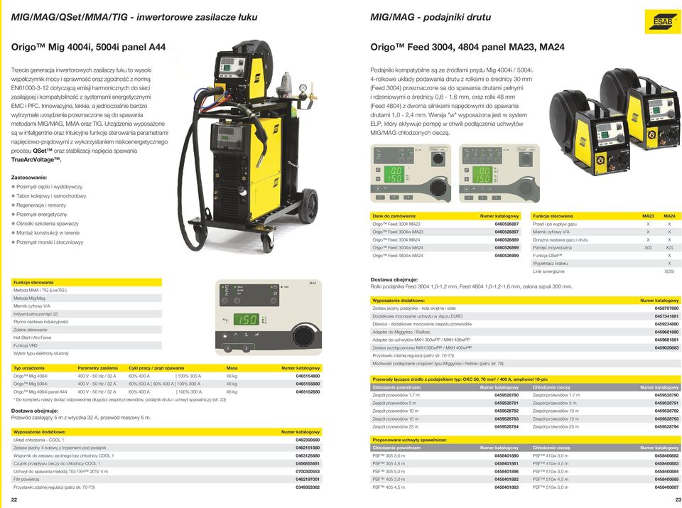 Innowacyjne, lekkie, a jednocześnie bardzo wytrzymałe urządzenia przeznaczone są do spawania metodami MIG/MAG, MMA oraz TIG.