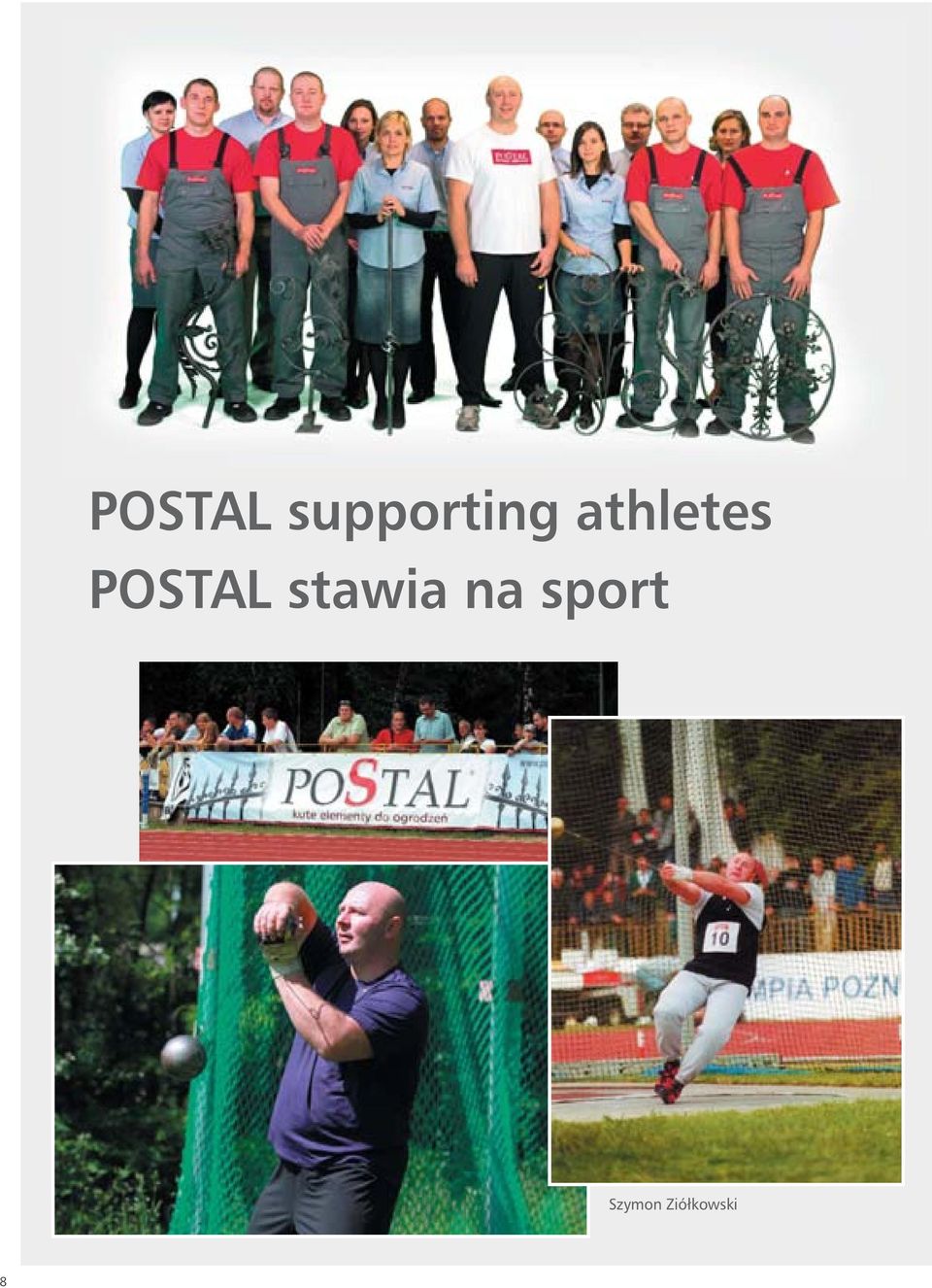 stawia na sport