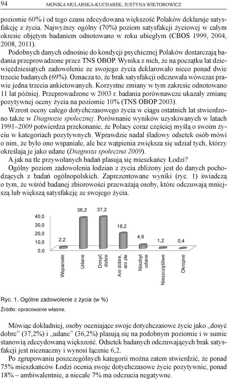 Podobnych danych odnośnie do kondycji psychicznej Polaków dostarczają badania przeprowadzone przez TNS OBOP.