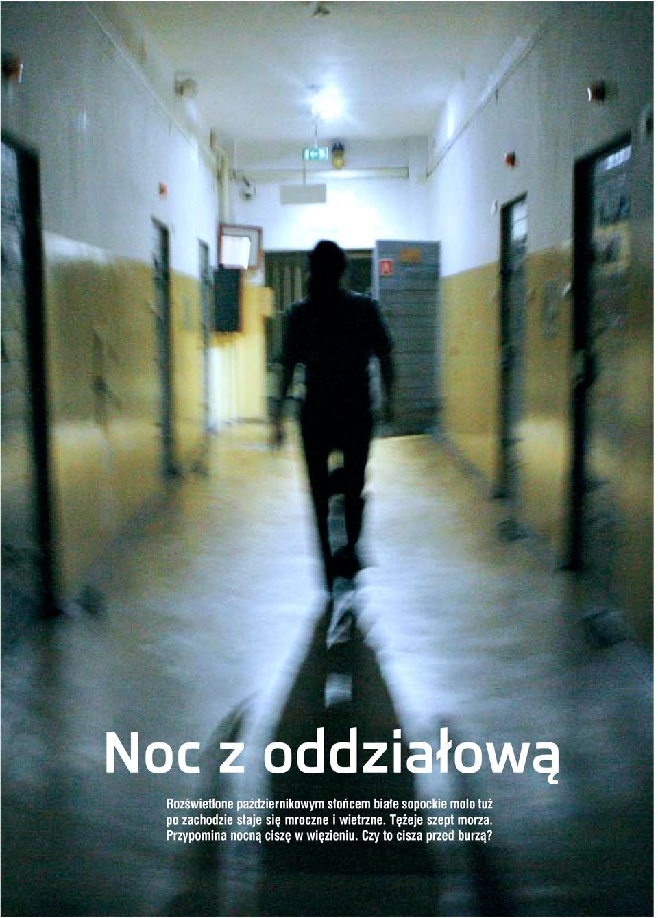 zachodzie staje się mroczne i wietrzne.