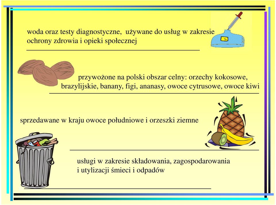 figi, ananasy, owoce cytrusowe, owoce kiwi sprzedawane w kraju owoce południowe i