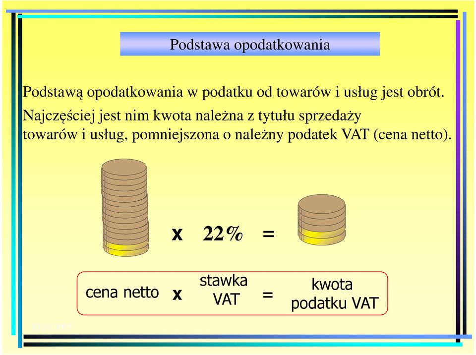 Najczęściej jest nim kwota należna z tytułu sprzedaży towarów i