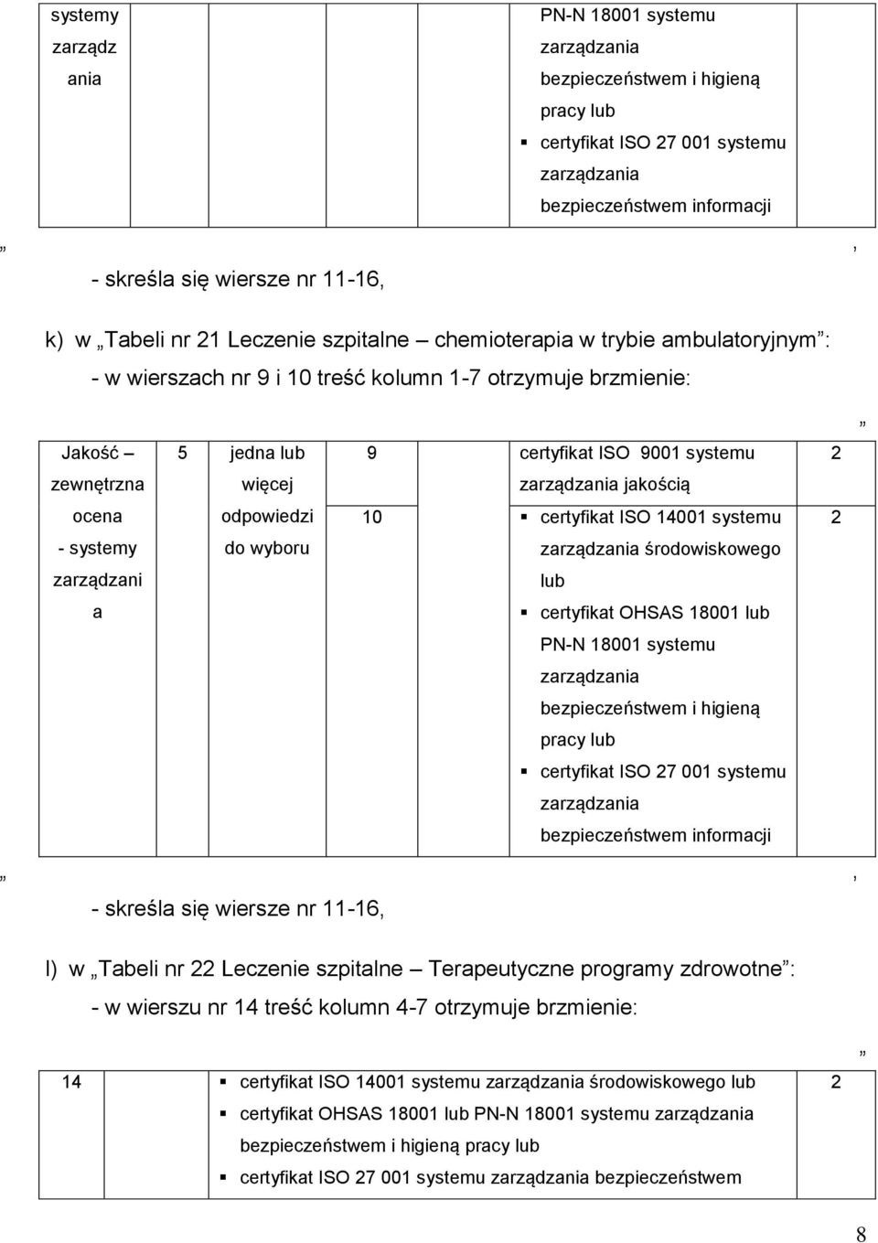 zarządzani a więcej odpowiedzi do wyboru 10 zarządzania jakością certyfikat ISO 14001 systemu zarządzania środowiskowego certyfikat OHSAS 18001 PN-N 18001 systemu zarządzania bezpieczeństwem i