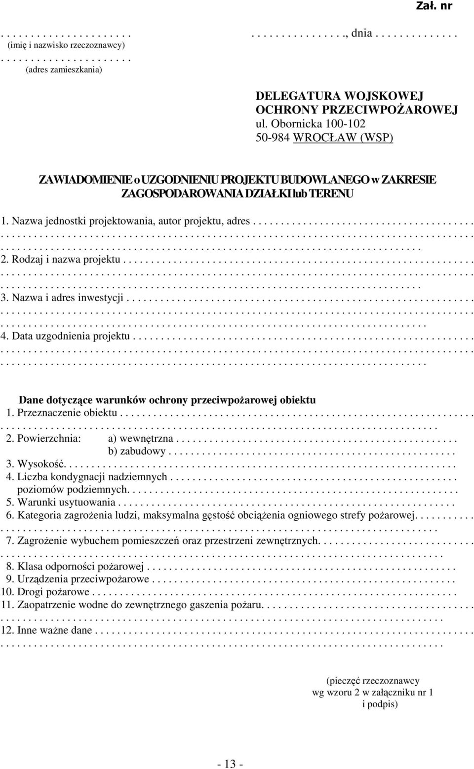 Rodzaj i nazwa projektu................................................................................................................................................................................................................................ 3.