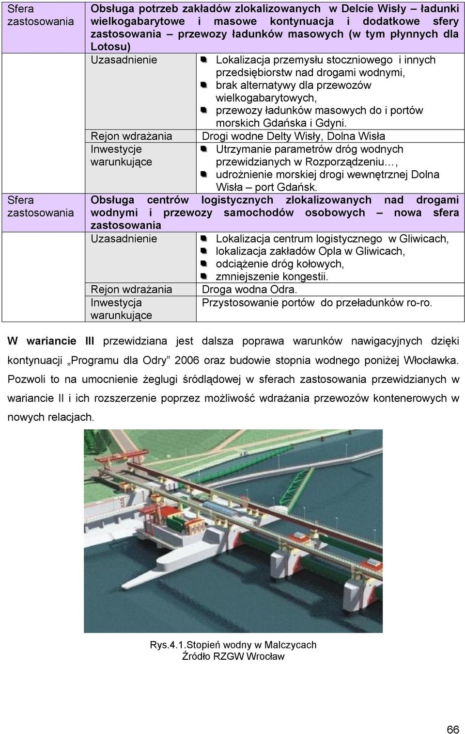 Rejon wdrażania Drogi wodne Delty Wisły, Dolna Wisła Utrzymanie parametrów dróg wodnych udrożnienie morskiej drogi wewnętrznej Dolna Wisła port Gdańsk.