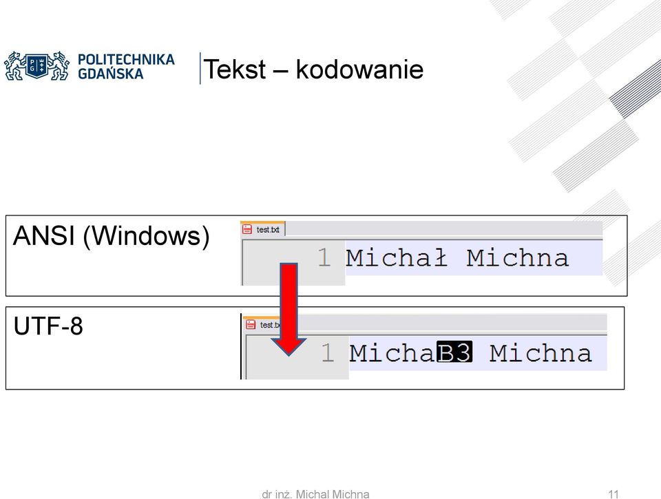 UTF-8 dr inż.